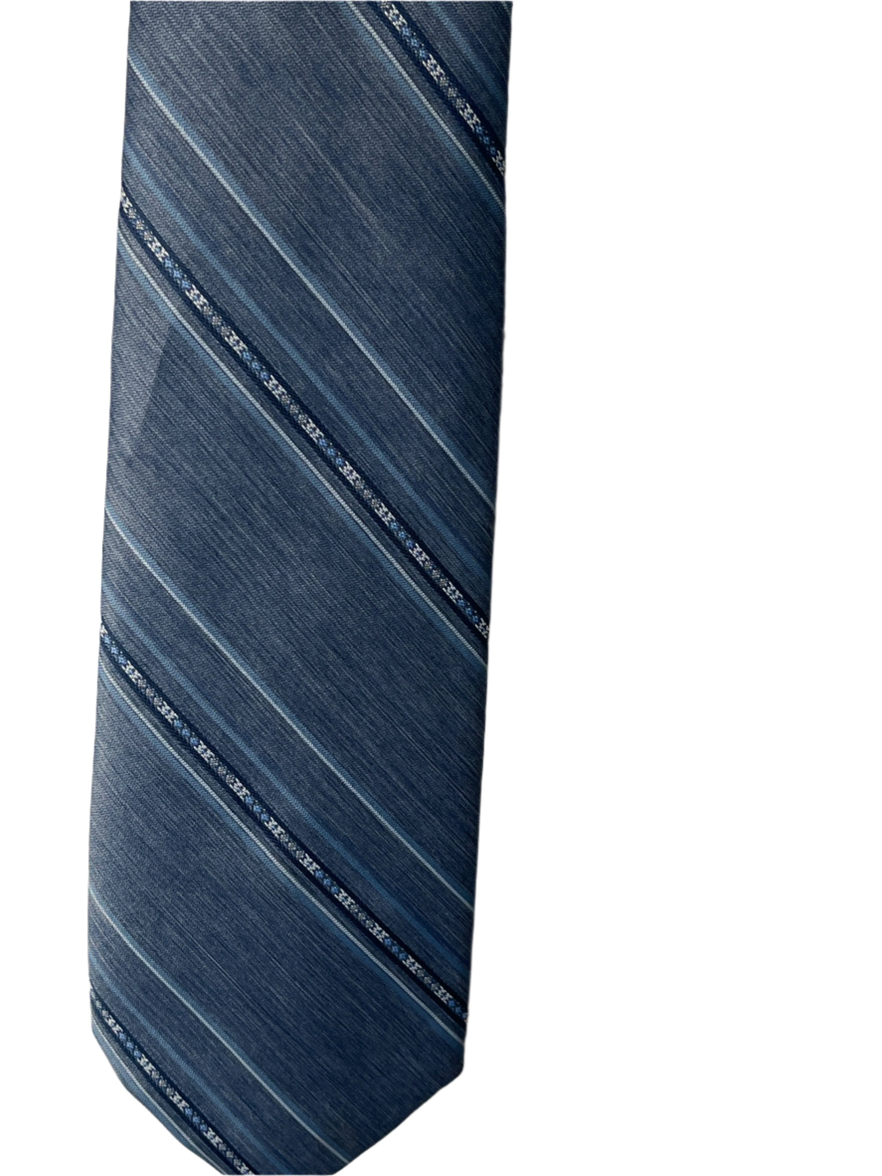 BDF Blue/Gray Striped Men’s Tie