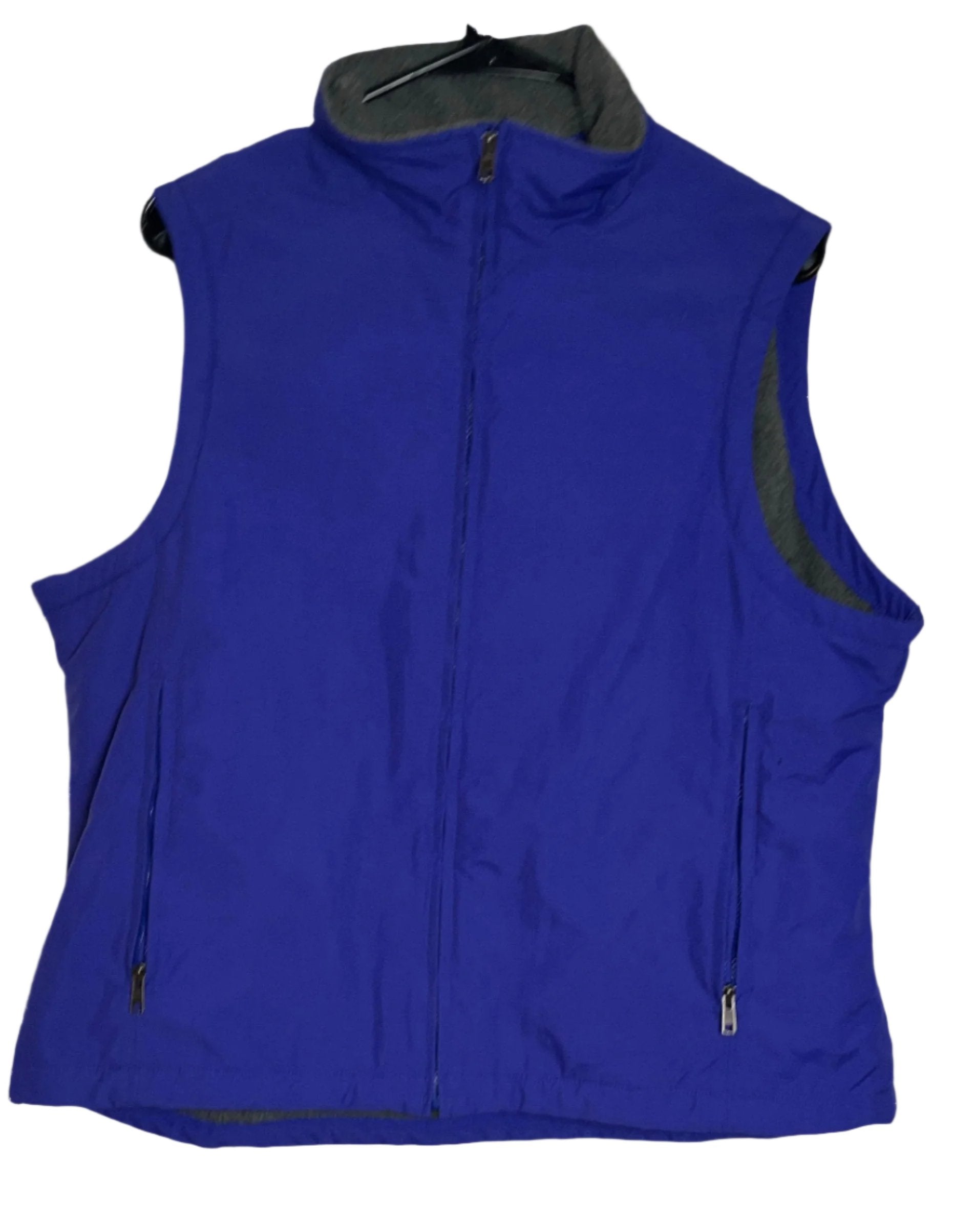 L.L. Bean Insulated Women’s Royal Blue vest with zippers(size Large)