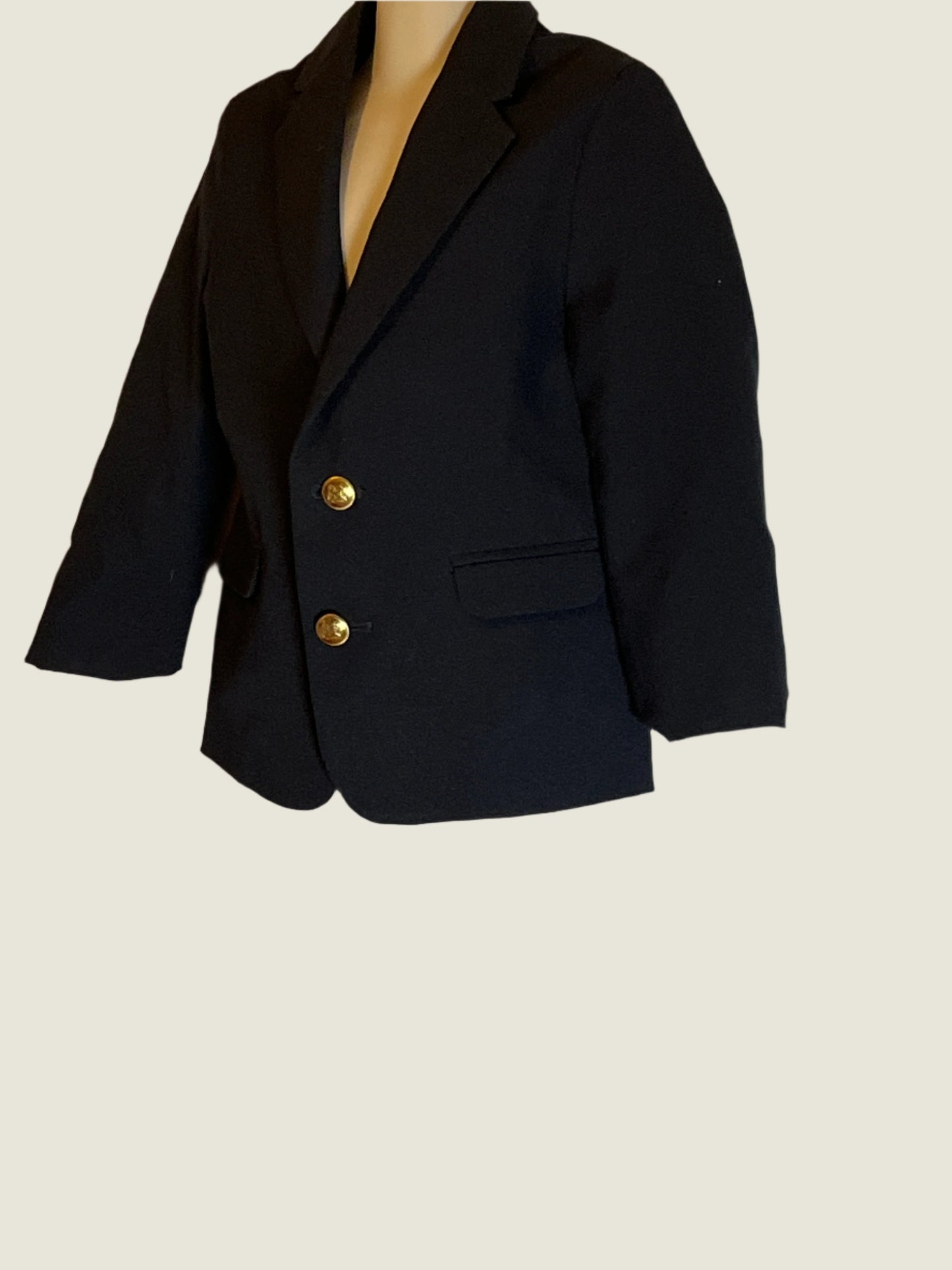 Nautica (Size 4T) Dark Blue -2 Buttoned Kids Suit Jacket