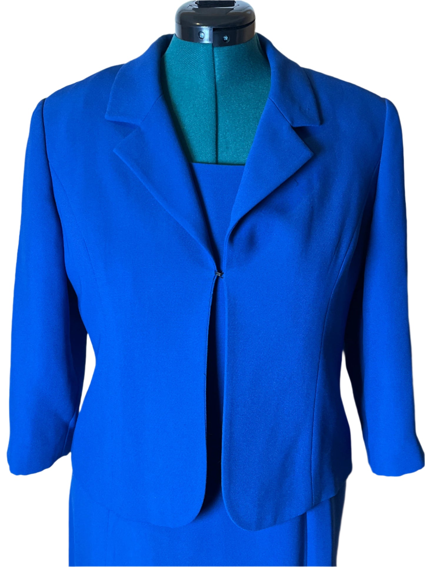 Due per Due Veste- Royal Blue Dress Suit set(Size 12)