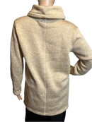 Medium Lands’ End Beige Insulated Sweatshirt