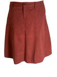 A line Burgundy Knee Length (size 6)skirt