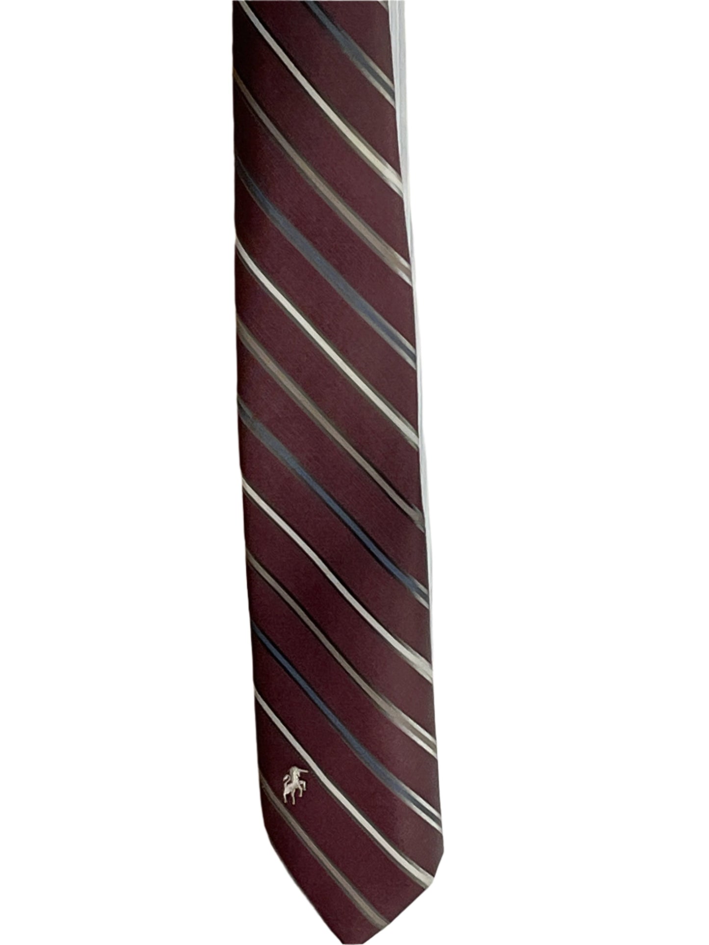 Bronzini Men’s Brown Striped Tie