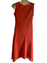 Stylish beautiful orange Maxi dress (Size 14)