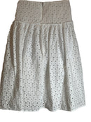 Lane Bryant White Tiered/Ruffled Skirt (Size 22)