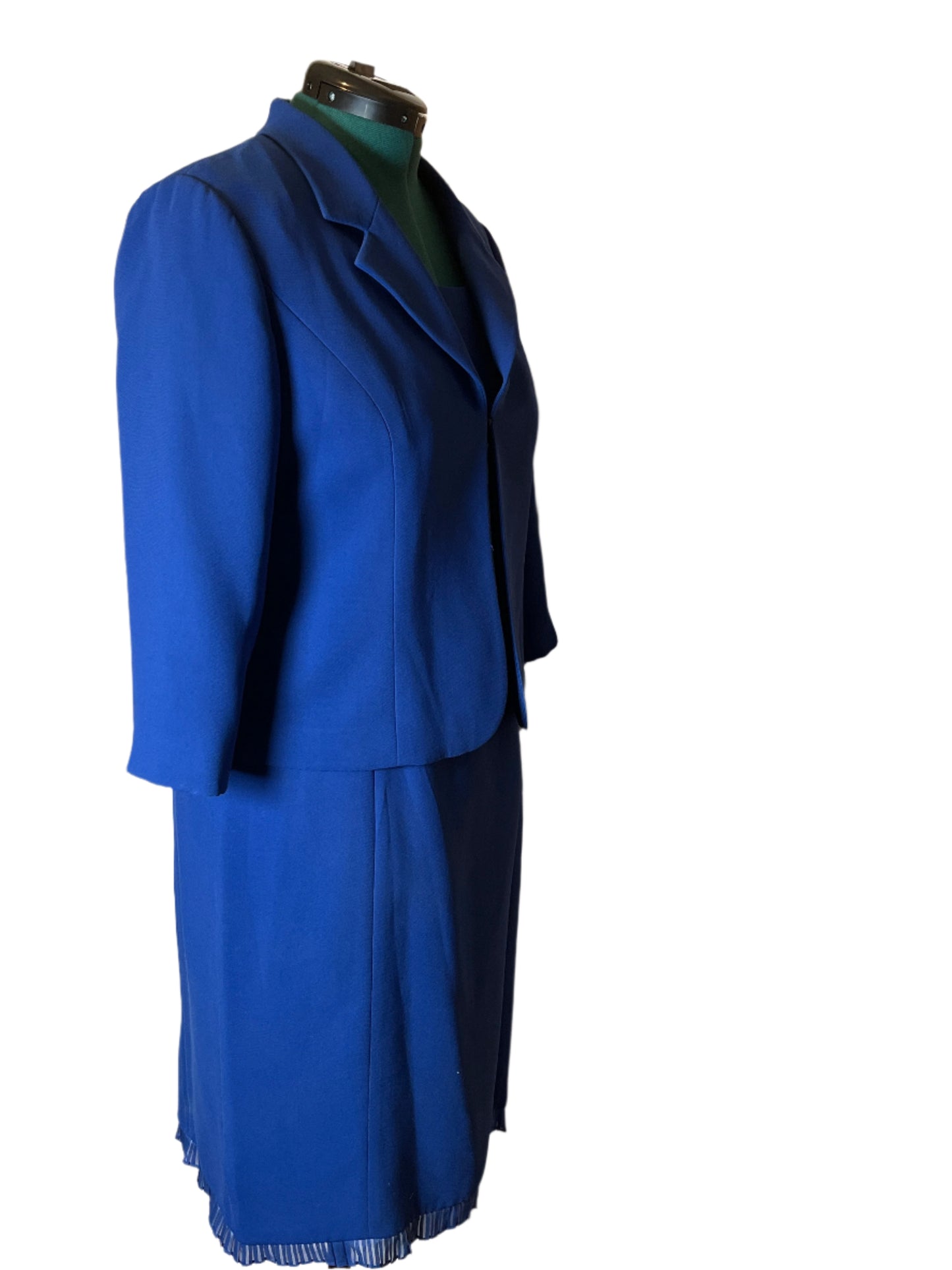 Due per Due Veste- Royal Blue Dress Suit set(Size 12)