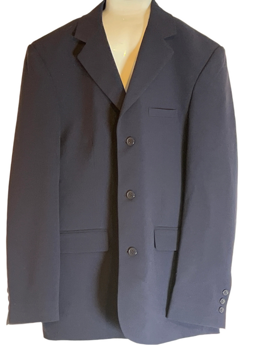 Kenneth Reaction Blue Suit Jacket for Boys (Size 14)