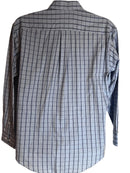 Banana Republic-Long Sleeves Blue and White Striped Men’s Shirt(size Large)