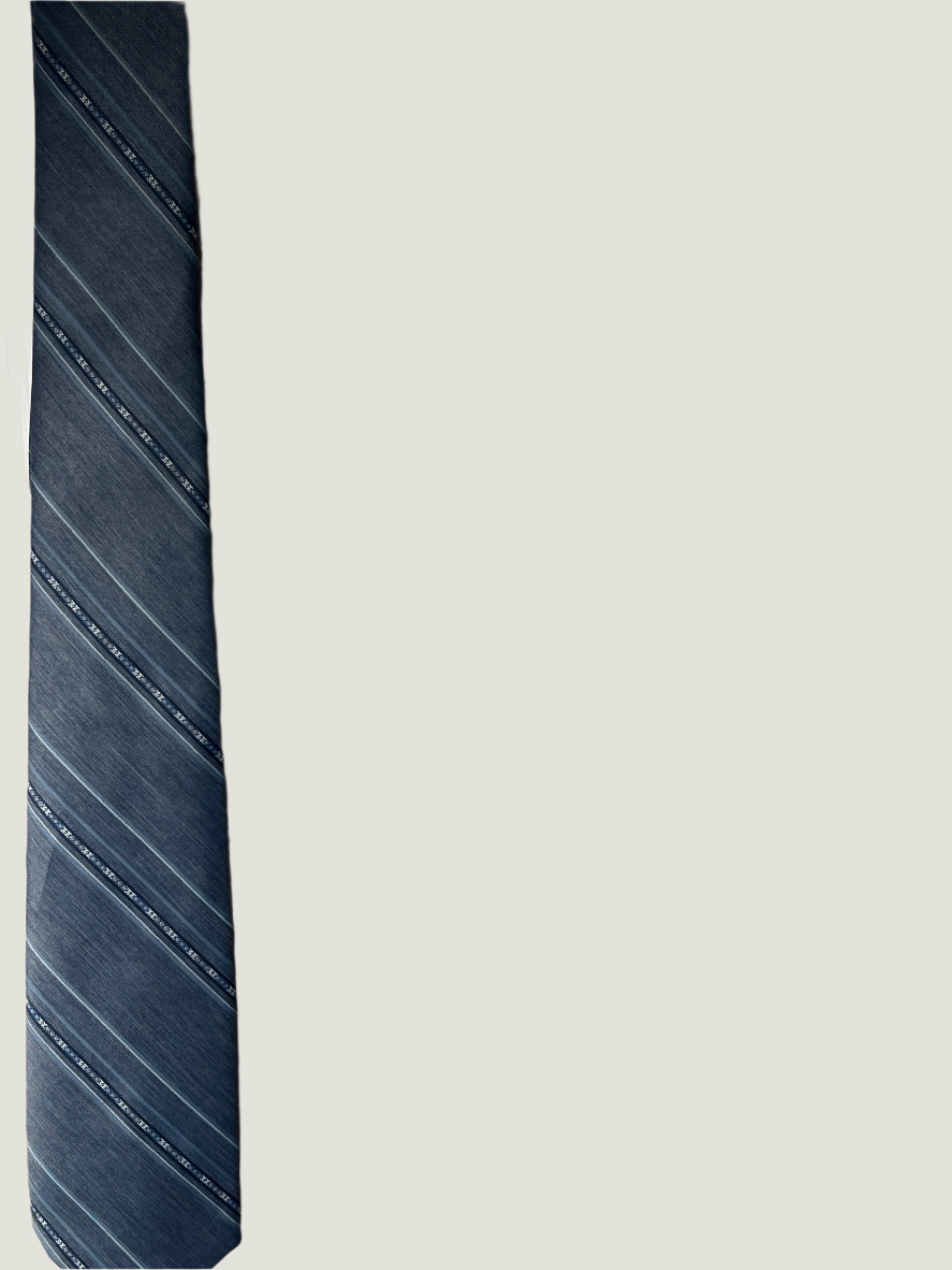 BDF Blue/Gray Striped Men’s Tie