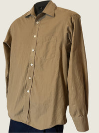 Banana Republic Men’s Brown Buttoned Shirt (Size Small)