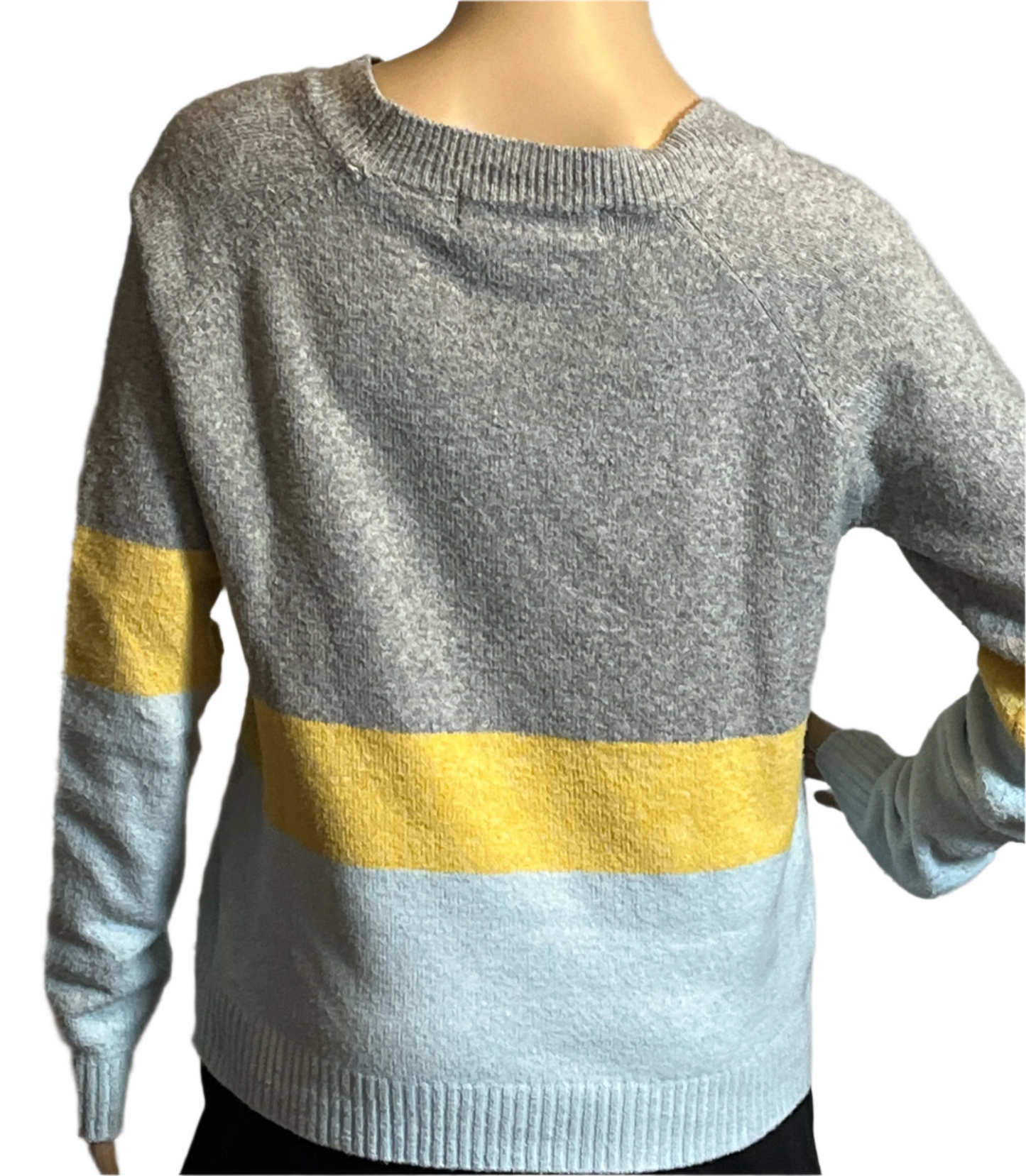 Pull magnifique tricolore (taille small)