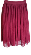 Torrid Burgundy Circle Style (size 2XL) skirt