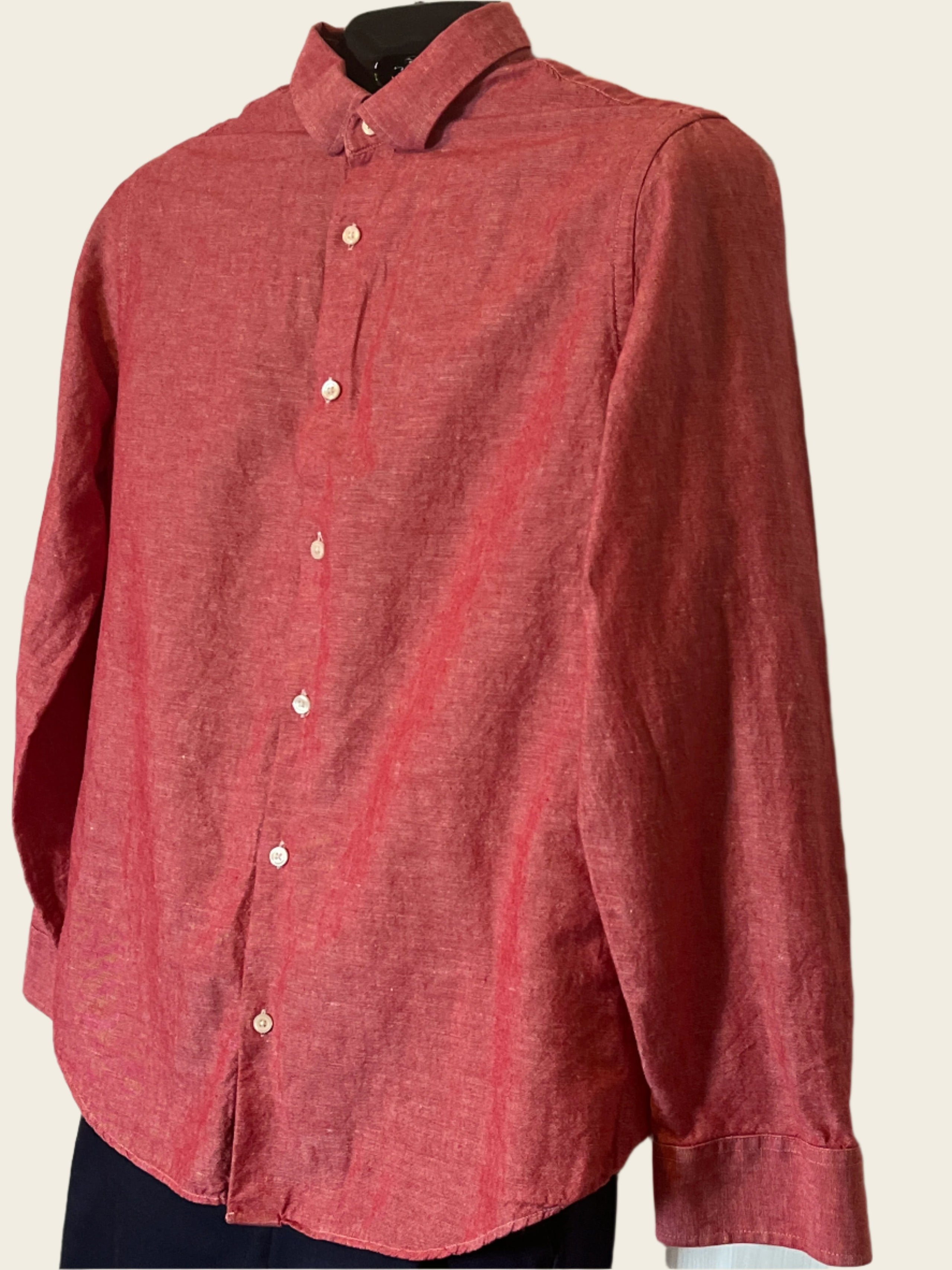 Banana Republic (Large) Men’s Red Buttoned Up Shirt