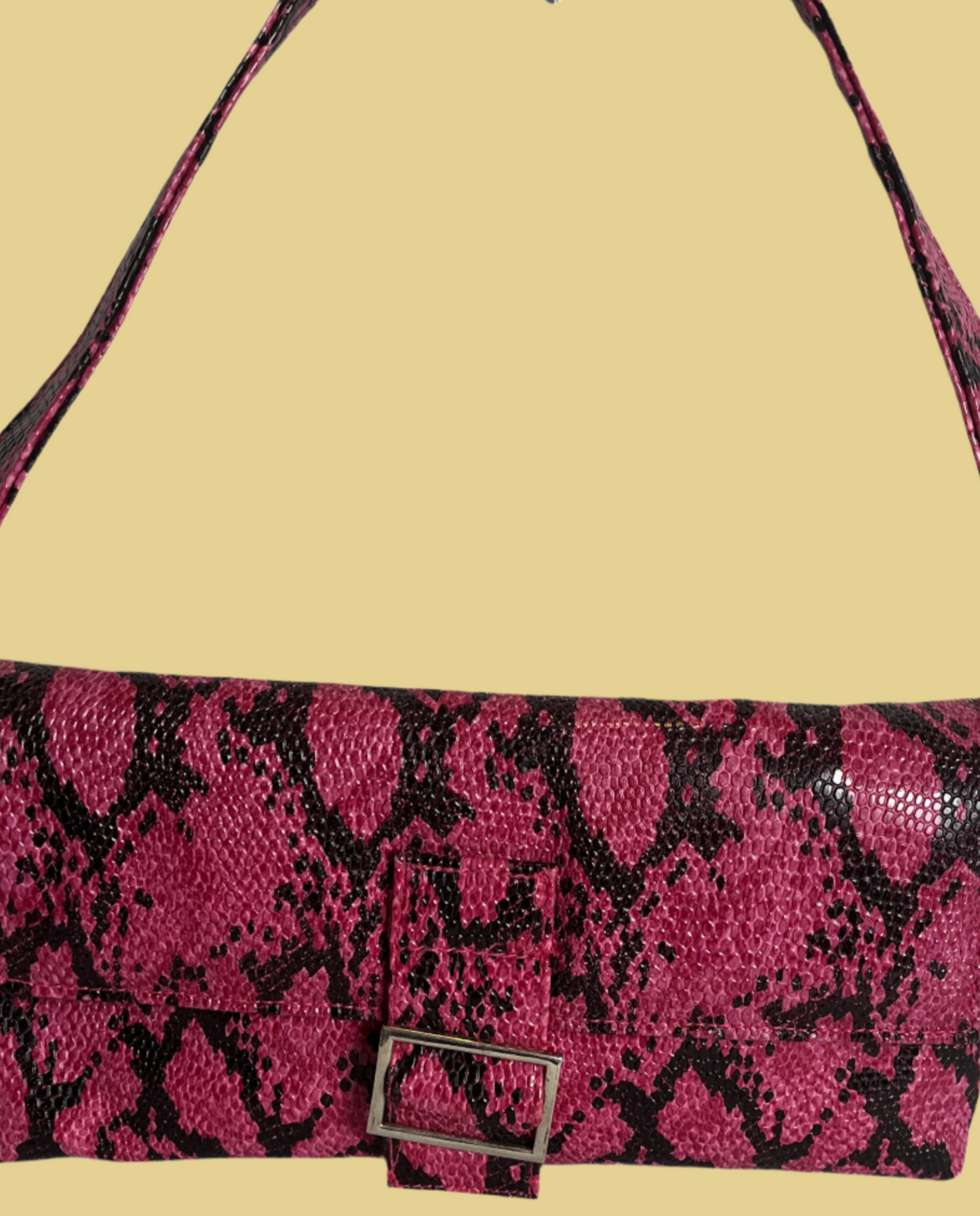 Steve Madden Madden Pink Leather print Over shoulder bag