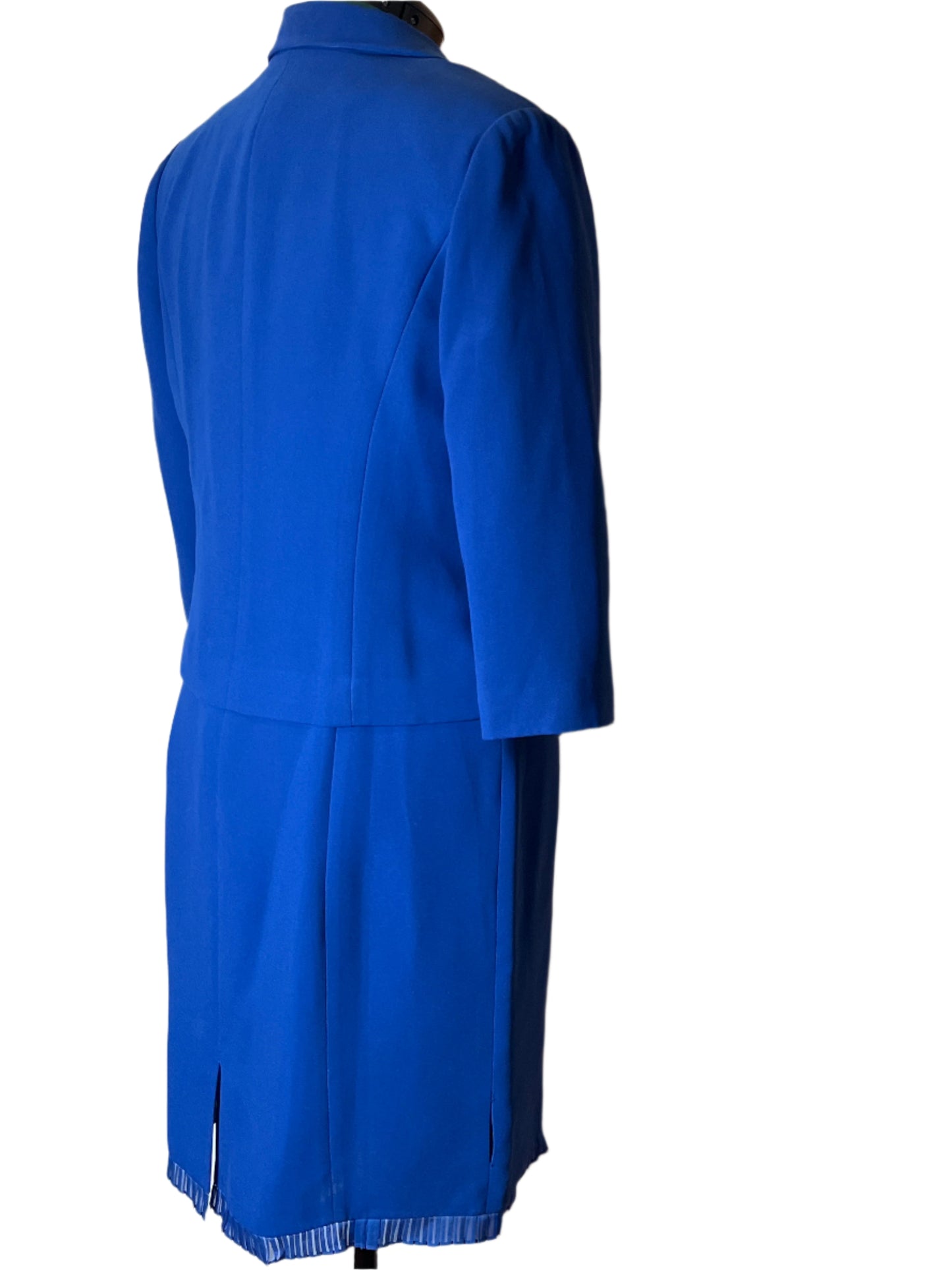 Due per Due Veste- Royal Blue Dress Suit set(Size 12)