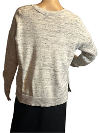 Tahari Gray Pull Over Sweater (Size Large)