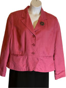 Merona (Size 16w) 3 Buttoned Pink Suit Jacket