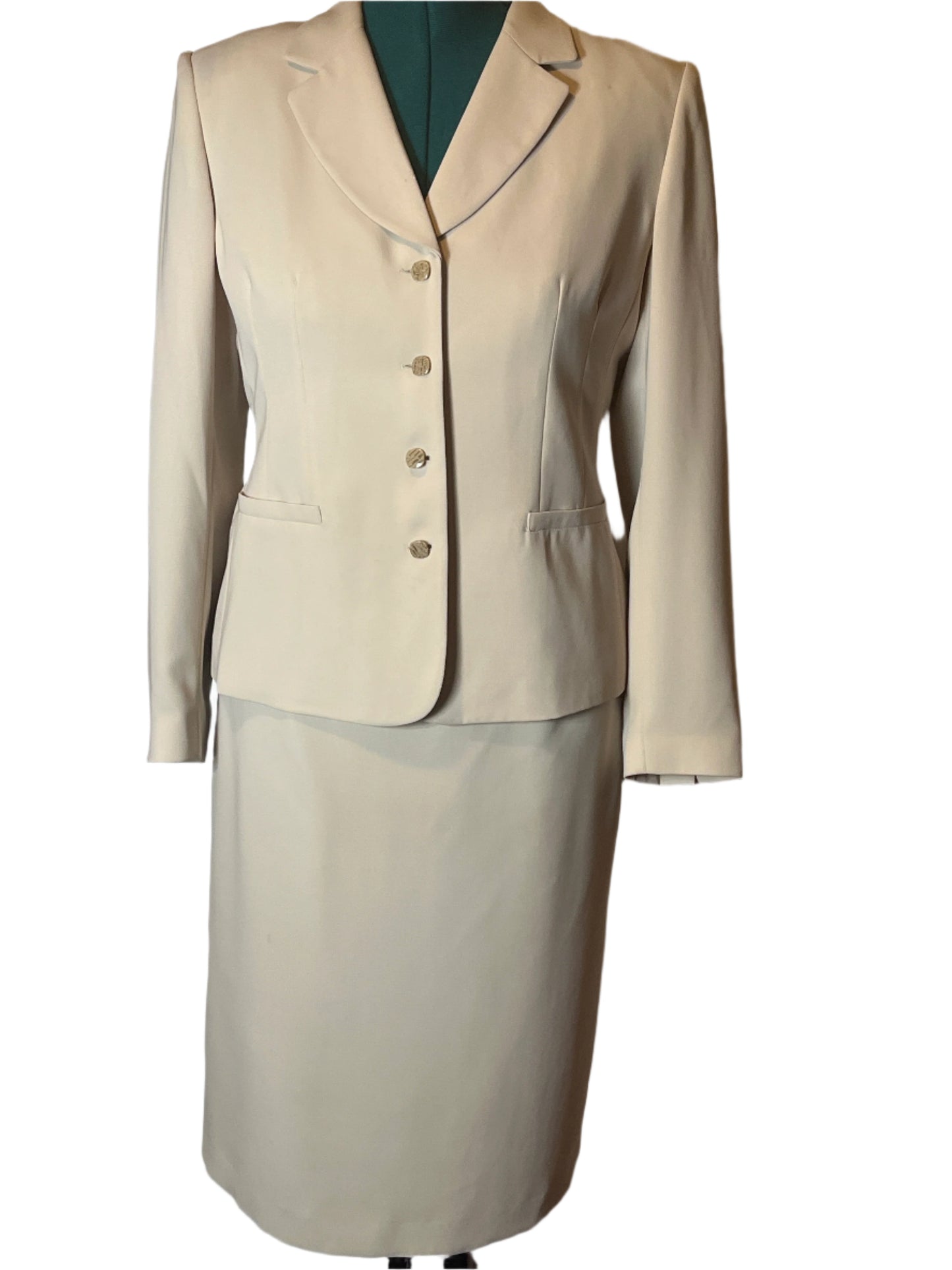 John Meyer Beige Skirt Suit(size 12)