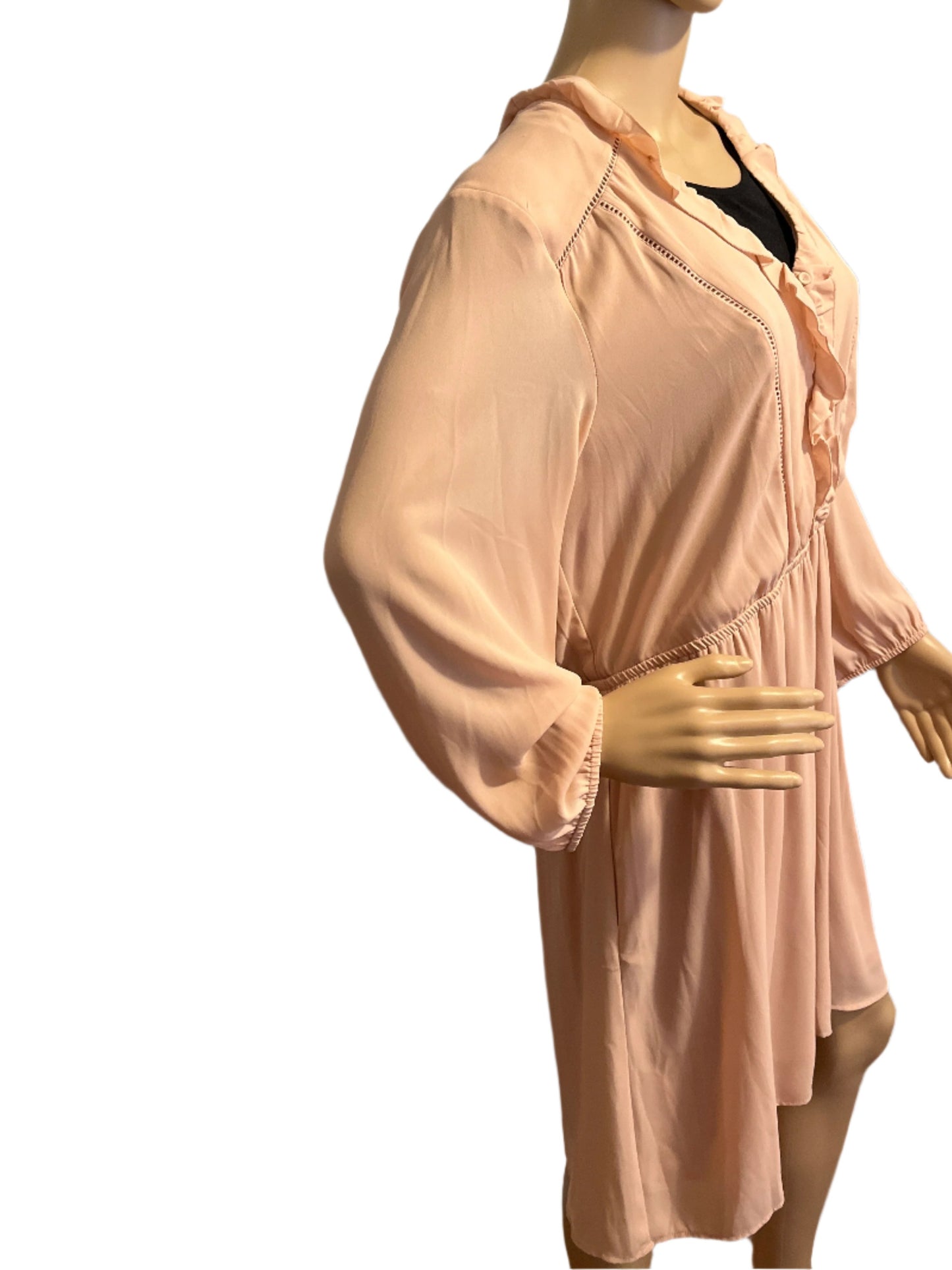 DR2-New Beautiful Fit and Fare Pink wide sleeves