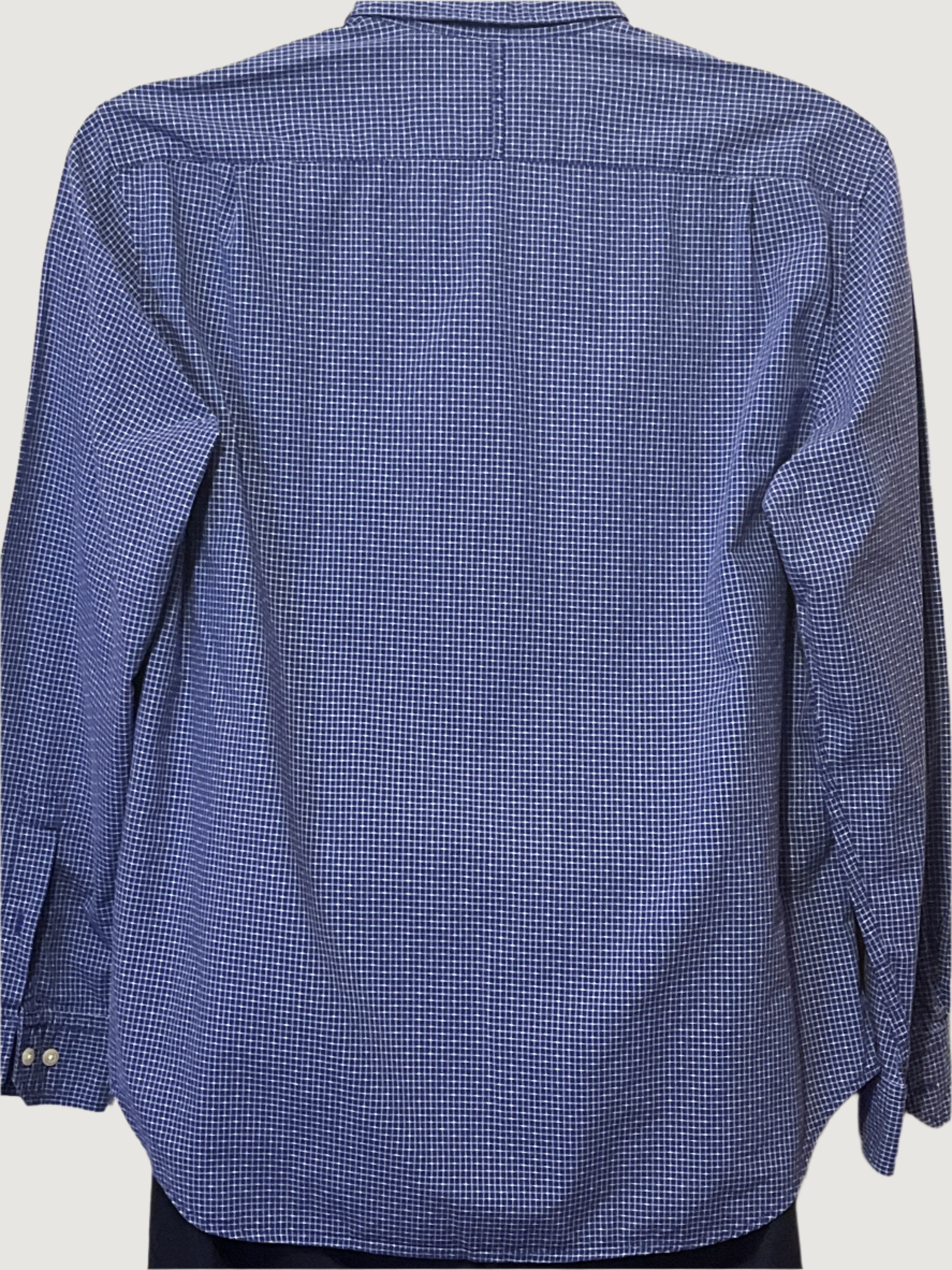 Banana Republic-Blue Buttoned Up Long Sleeves Men’s Shirt(L)