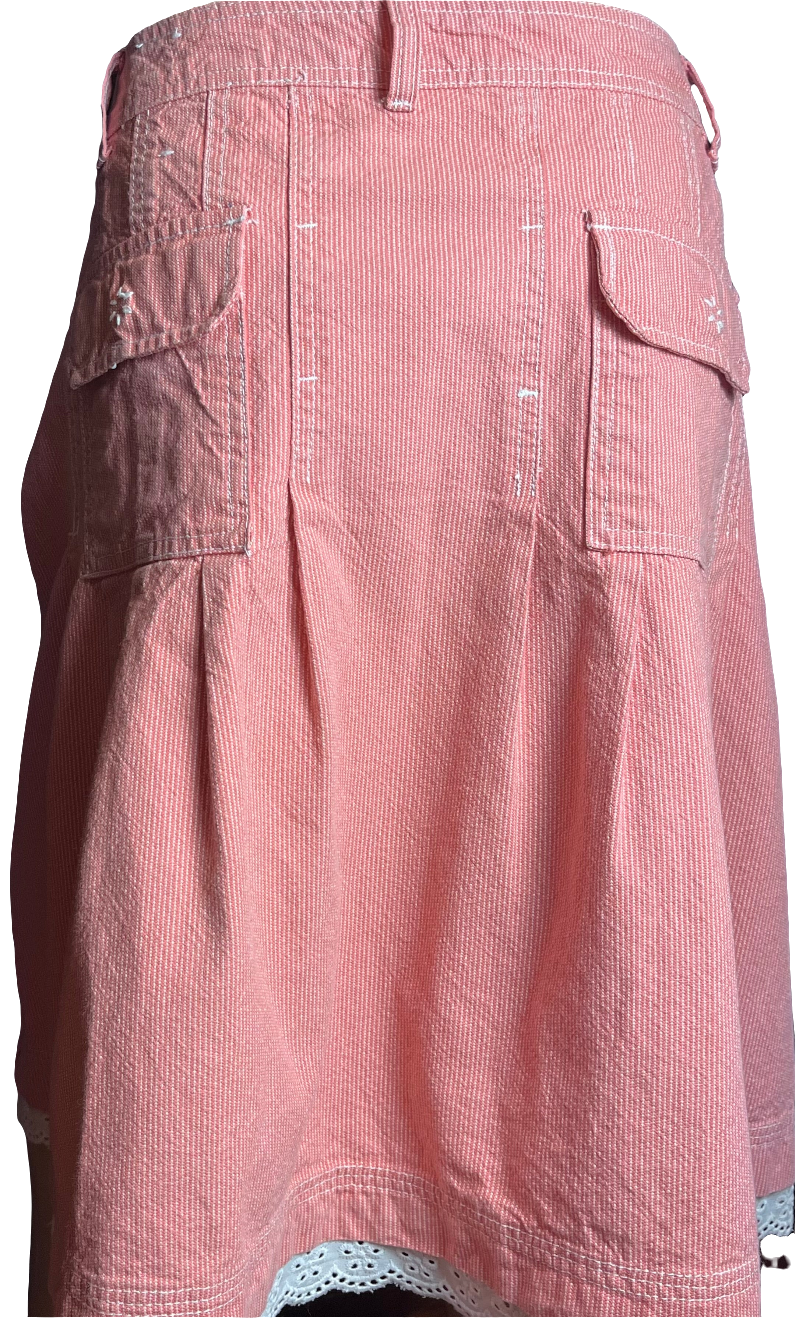 Pink Denim skirt(size 10)