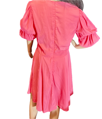 Stylish Fit and Flare Pink dress by 1.State (Size Medium)