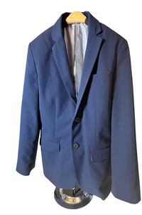 Chaqueta de traje azul para niño Izod (talla 14)