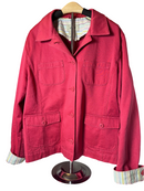 Blazer/chaqueta elegante de color rosa con botones de LL Bean