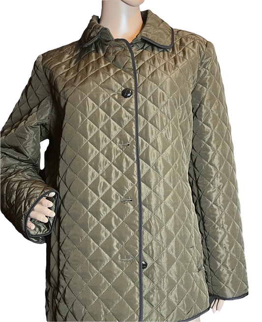 Manteau Jones New York vert chasseur XL