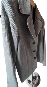 Jones New York 14P black and white suit jacket