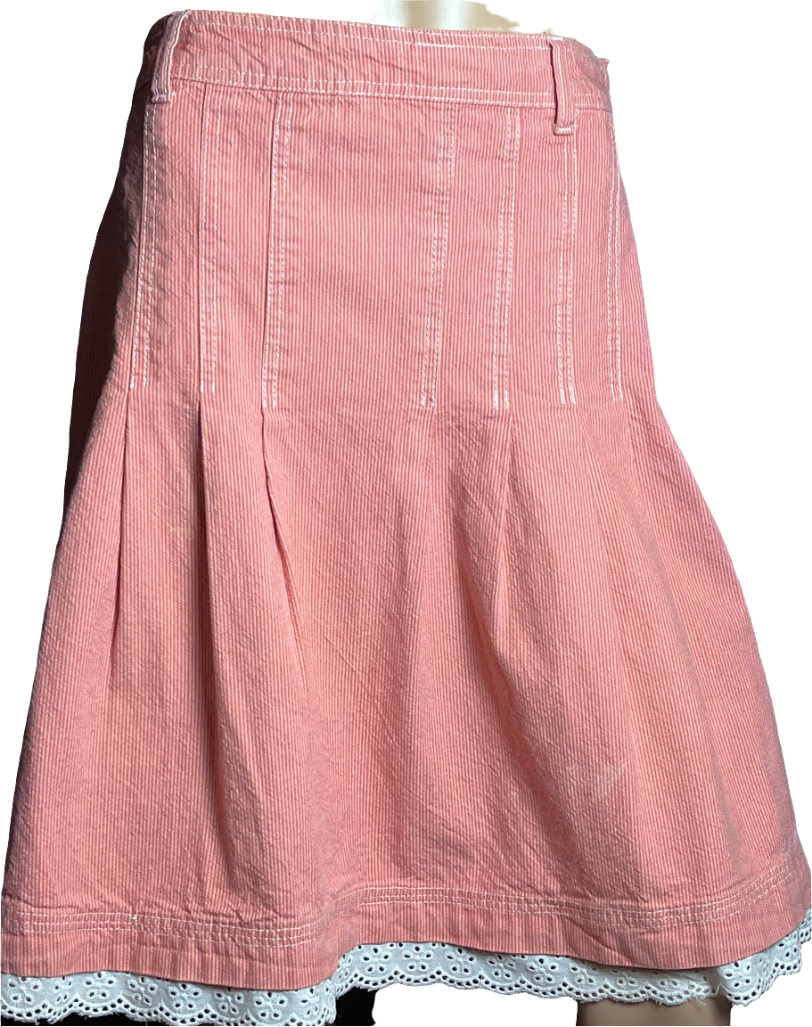 Pink Denim skirt(size 10)